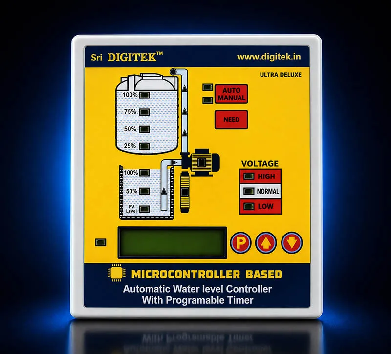 Sri DIGITEK Programmable Timer Controller ULDX-DR-3PH-PR-8P-04