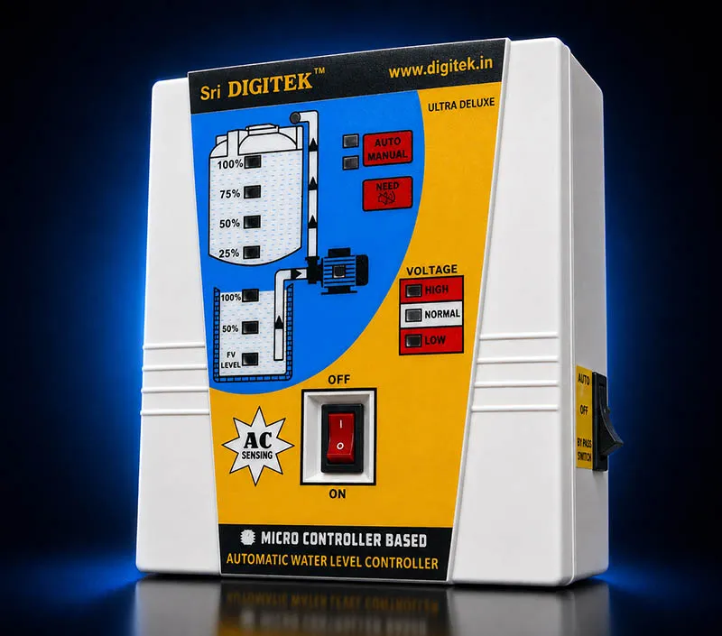 Sri DIGITEK Three Phase Borewell Controller ULDX-DR-3PH